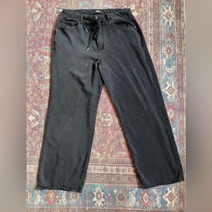 Rewash 13/31 Black 100% Lyocell wide leg pants. Super soft. Drawstring waist